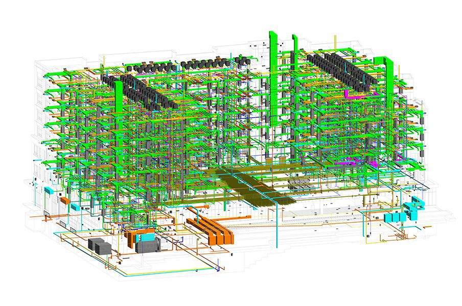 MEP BIM Coordination for Multi-family Apartment - Texas