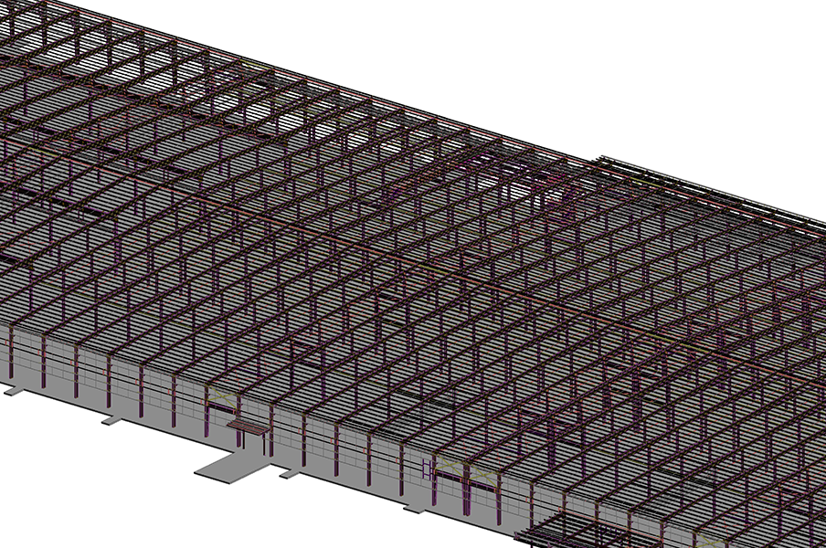 Structural BIM for Manufacturing Facility- California